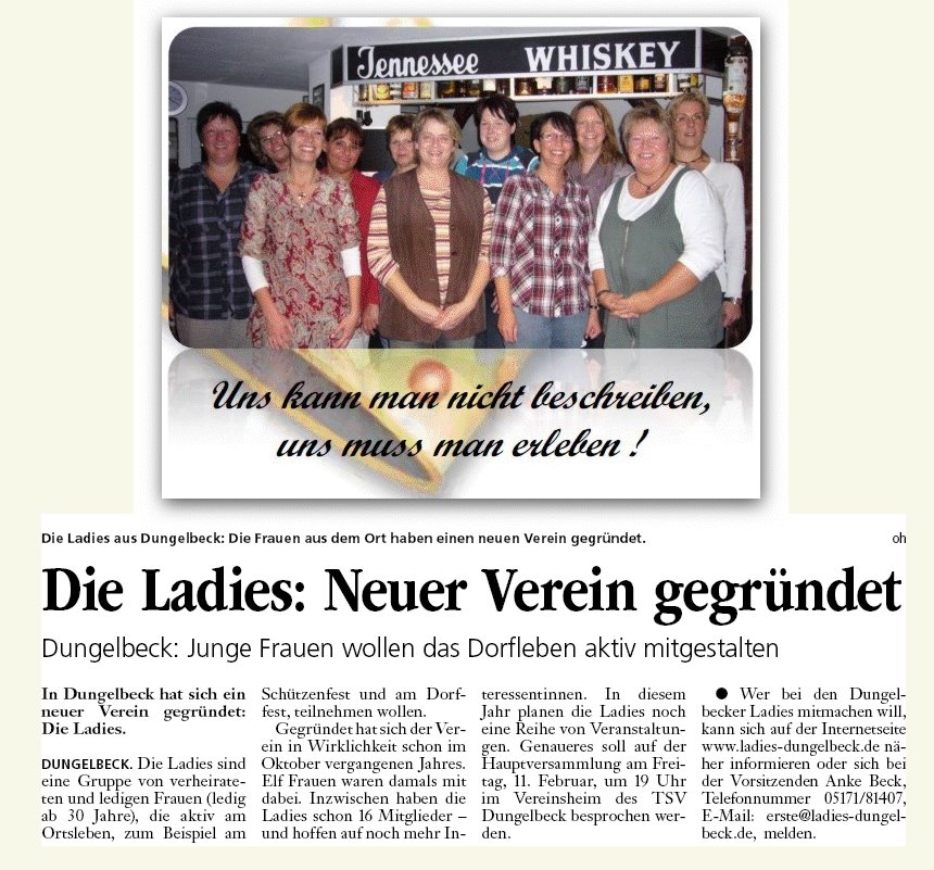 Ladies Dungelbeck von 2010